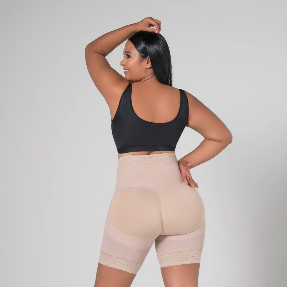 Butt lift High-Waisted Biker Shorts. Fajitexinternacional