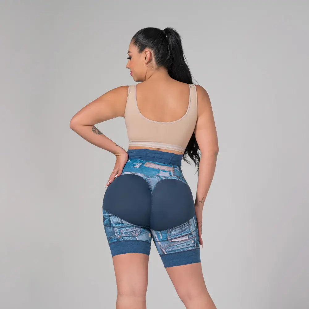 Butt lift High-Waisted Biker Shorts. Fajitexinternacional