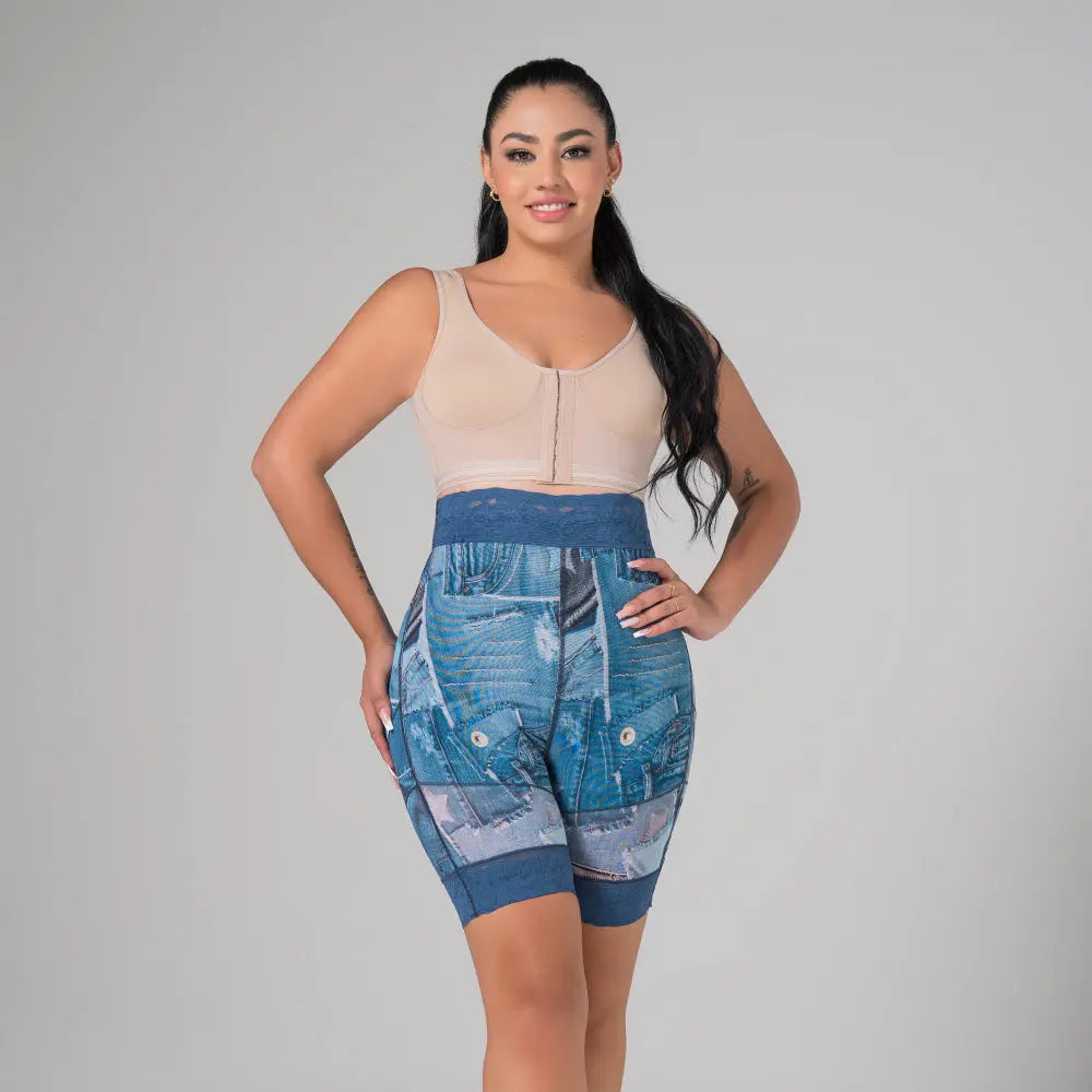 Butt lift High-Waisted Biker Shorts. Fajitexinternacional