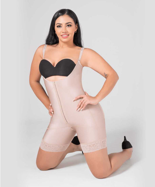 Middle compression mid-thigh slimming body shaper. Fajitexinternacional