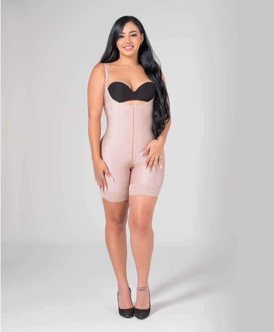 Middle compression mid-thigh slimming body shaper. Fajitexinternacional