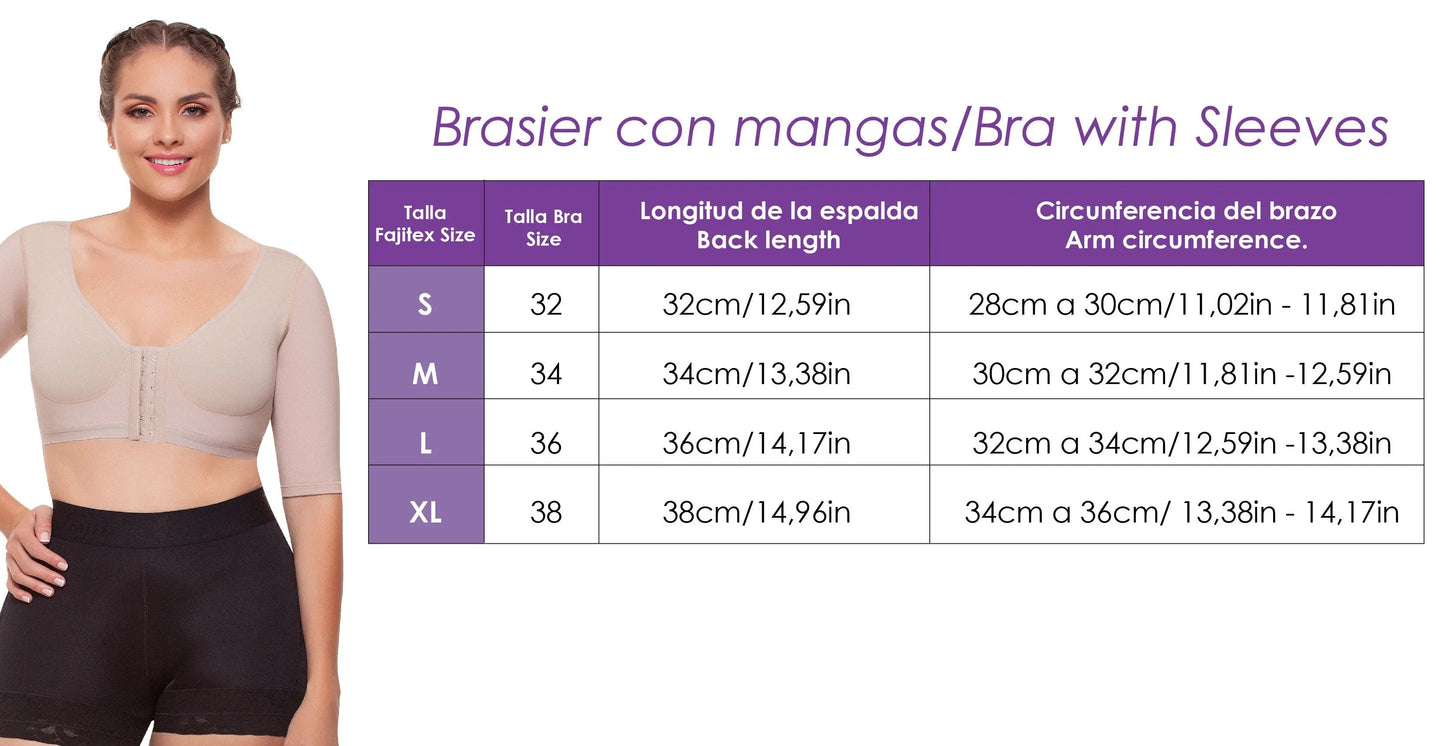 Post-surgery bra with arm shaper. Ref. 022100 Fajitexinternacional